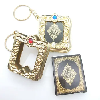 10vnt Nauji Musulmonų Keychain Dervos Islamo Mini Ark Korano Knygos Nekilnojamojo Knygą Gali Skaityti Pakabukas Raktų Žiedas Key Chain Religinių Juvelyrikos