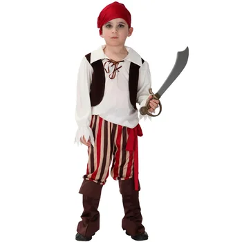 Helovinas piratų kostiumai mergaitėms marškinėliai mielas vaikas, berniukas, mergaitė karnavalas vaikams 