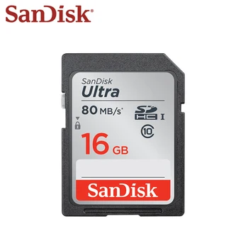 Originalios SanDisk Ultra SD Kortelė, SDXC 128GB 64GB SDHC 32GB 16GB Nekilnojamojo Talpos Atminties Kortelė, Skirta 