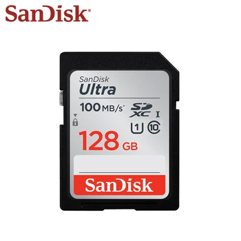 Originalios SanDisk Ultra SD Kortelė, SDXC 128GB 64GB SDHC 32GB 16GB Nekilnojamojo Talpos Atminties Kortelė, Skirta 