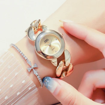 G&D Moterys Relogio Mados Dizaineris Kvarco Lady Žiūrėti Apyrankė Laikrodis Prabangos Prekės Ženklo Moterų Laikrodis Kristalų Dial Reloj Mujer 2019
