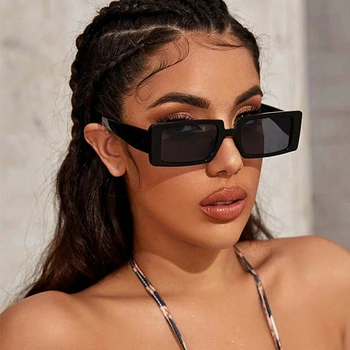 Moteriški akiniai nuo saulės tendencijos moterų mados 2020 Aikštė akiniai nuo saulės moteris, derlius mažas 