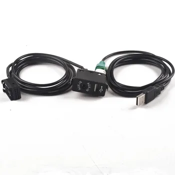 USB Aux Jungiklis + Vielos Kabelis Adapteris 12PIN BMW E85 E86 Z4 E83 X3, MINI COOPER