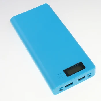 Kebidumei Karšto pardavimo 5V USB Dual 18650 Galia Banko Baterija Lauke Mobiliojo Telefono Įkroviklį 