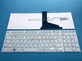 Originalus Naujas čekijos klaviatūra TOSHIBA SATELLITE L850 L850D P850 L855D L870D Nešiojamas čekijos Klaviatūra, Balta