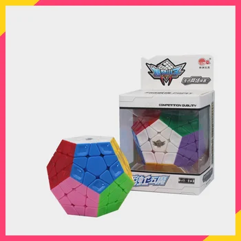 Ciklonas Berniukai Vaivorykštė Megaminxeds 3x3 Magic Cube 3x3 Greitis Kubą 3x3 Cubo magico Profesinės Įspūdį Švietimo Žaislai Vaikams