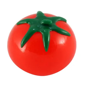 Naujovė Modeliavimas Vaisių Maisto Pomidorų Formos Pomidorų vandens kamuolys Žaislai Įtempių Plonas Žaislas Kawaii Išspausti Kūdikio Žaislai Vaikams