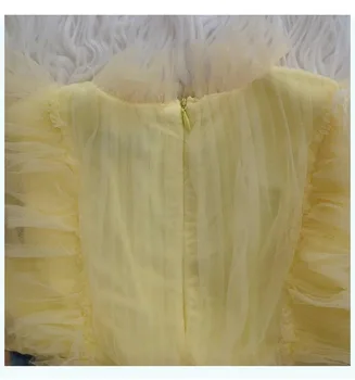 Mergaičių Siuvinėjimo Plisuotos Suknelė 2019 Vaikų Vasaros Suknelės Mergaičių Mergaitė Princesė Dress Mergaitė Gėlių Suknelė 100-140cm