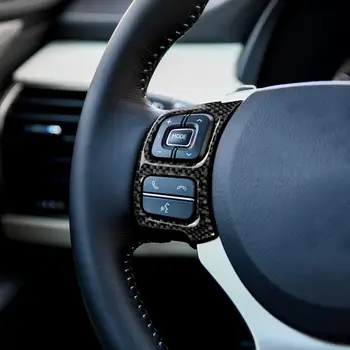 Už Lexus IS250 NX200 NX200T NX300H Aukštos Kokybės Anglies Pluošto Vairas mygtukai rėmo apdaila lipdukai Automobilio Stiliaus