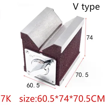 Metalo Jungiklis Magnetinio Stalo Bazės 6T 8T 10T 12T V tipo Magnetinių Bazės Rinkimo Rodiklis Stovėti Bazės Magnetas Sėdynės Lentelės Pjovimo Viela