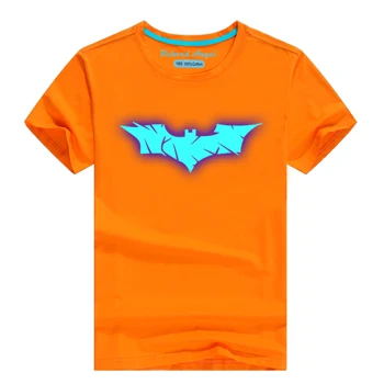 3-15 2020 Metų Vasaros Vaikai Šviečiantys marškinėliai Berniukams, Mergaitėms Mados Žaidimas Anime, Print T-shirt Vaikų Hip-Hop Tshirts Kūdikių Viršūnės