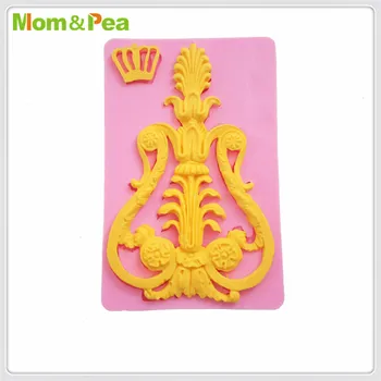 Mama&Žirnių MPA1941 Karūna Silikono Formos Pyragas Apdaila Minkštas Pyragas 3D Pelėsių, Maisto Klasės,
