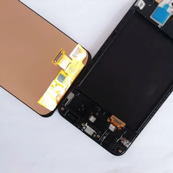 OLED LCD Samsung Galaxy A30 A305 LCD Ekranas Jutiklinis Skydelis skaitmeninis keitiklis Samsung A30 SM-A305F A305FN Ekranu Pakeitimas