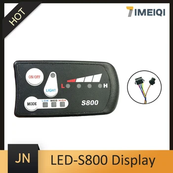 JN LED-S800 36V/48V Paprasta Ekrano JN Valdiklio Valdymo Pultas SM su šviesos Plug Elektrinių Dviračių Priedai,2020 NAUJAS