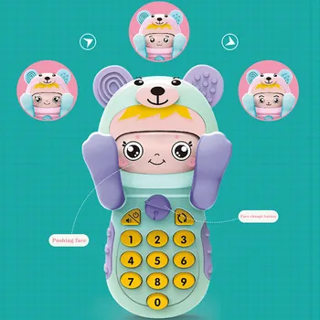 Daugiafunkcinis Smart Žaislai Keičiasi Veidai,vaikų Детка Žaislai,telefono,muzikos Kūdikių Įkalbinėti Kūdikių Artefaktas Telefono Teether