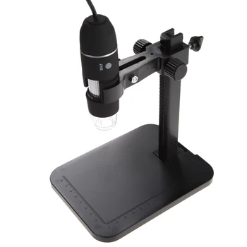 Nešiojamas USB Skaitmeninis Mikroskopas 1000X 8 LED 2MP, Skaitmeninis Mikroskopas Endoskopą didinamasis stiklas Kamera+Liftas Stovas+Kalibravimo Valdovas