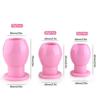 Unisex Silikono Butt Plug Dušą Klizma Analinis Tuščiaviduriai Analinis Kaištis Sekso Žaislai Moteris Vyrų Sekso Produktai Erotika Suaugusiųjų Produktų Mylėtojas