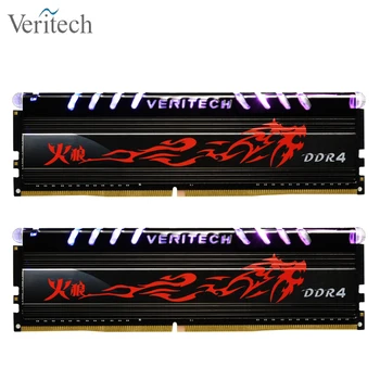 Veritech Firewolf ddr4 8GB 3000MHz RGB DIMM 16GB 2666MHz 3200mhz 3600mhz 32gb pc4 Gamin ram Desktop Memory Support plokštė