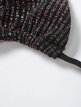 Joskaa 2020 M. Žiemos Moterų Drabužių Seksualus Apynasrio Korsetas Perspektyvos Akių Sujungimas Išskaptuotas Ilgomis Rankovėmis Jumpsuit Naktį Clubwear