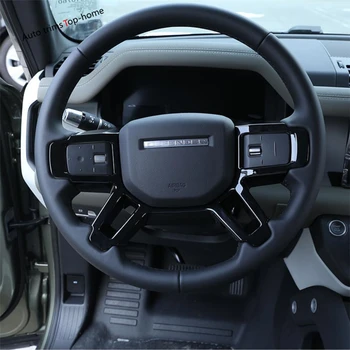 Vairas Rėmo Dekoratyvinės Rinkinys Apima Apdaila Tinka Land Rover Defender 110 2020 2021 Juoda Stiliaus ABS Interjero Priedai