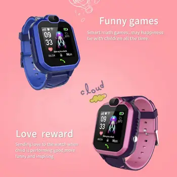 Vaikai R7 Smart Watch Telefono Poziciją Atsparus Vandeniui Vaikų Apyrankė Smartwatch Mergaitės Berniukai Gimtadienio Dovanos