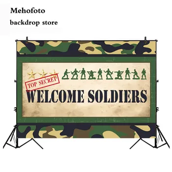 Mehofoto Armijos Vyrai, Kviečiame Pasirašyti Foto Fonas, Dekoracijos Reklama Marines Commando Šalims Tiekia Vinilo Audiniu 199