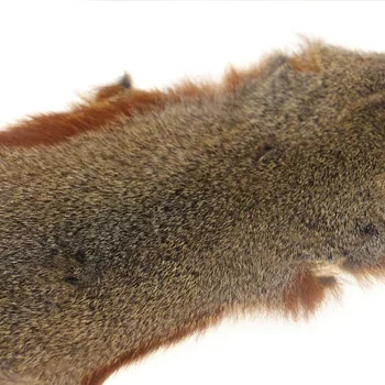 Bimoo 4PCS Pušies Voverės Visą Odos Skristi Susiejimas Natūralių Kailių & Plaukai Medžiagų Skristi Žvejybos Įrankių