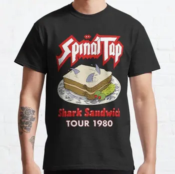 Spinal Tap Ryklys Sandwich 1980 Marškinėliai, vyriški Vasaros marškinėliai 3D Atspausdintas Tshirts trumpomis Rankovėmis Marškinėlius Vyrai/moterys T-shirt