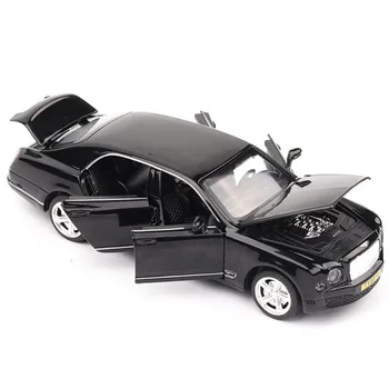 Automobilio Modelis 1:32 Mulsanne Lydinio Traukti Atgal Diecasts Greitis Vaikų Žaislas Žaidimas Metalo Apdaila Berniukas Kalėdų Dovana Automobilius Žaislai