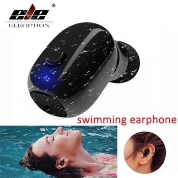 Atsparus vandeniui Mini Paslėptos Nematomos Ausines, Bluetooth, Mikro Belaidžio Sporto ausis įkišamos ausinės Plaukimo veikia bevielės Ausinės