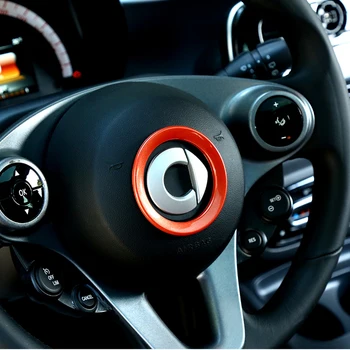 ABS Automobilių Stiliaus Apdailos Žiedas Vairo Ratas Įklija, Mercedes, Smart 453 fortwo forfour-2019