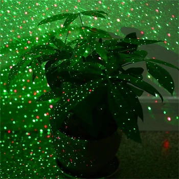 Lauko Sodo Vejos Scenos Šviesos Efektas Pilnas Dangus Žvaigždžių Raudonas Ir Žalias Lazeris Projektoriaus Šviesos Kraštovaizdžio Kalėdų Vakarėlį Dekoratyvinės Lempos