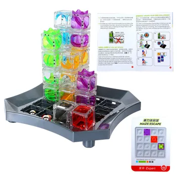 Draugai Šalies stalo Žaidimas 60 Iššūkis Labirintas Sprendimas Pabėgti Vaikų Žaislai Pagerinti IQ Šeimos Žaidimai, Žaislai