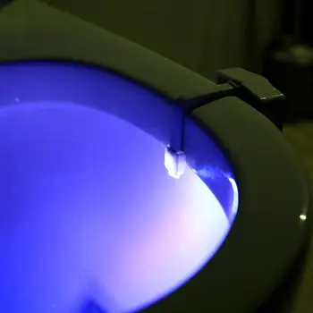 16-Spalva Sterilizer UV Tualetas Naktį Šviesos Smart PIR Judesio Jutiklis LED RGB Vandeniui Apšvietimas WC unitazo Sėdynė Šviesos Vaikas