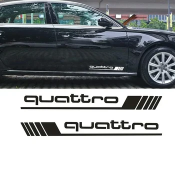 Automobilių prekės francais Vandeniui lipdukai Tinka Quattro optikos šoninės durys lipdukai automobilio lipdukas VISUREIGIS 4x4