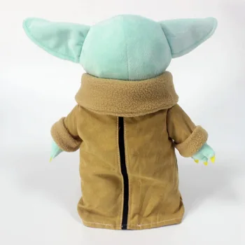 Kawaii 30cm Disney Baby Yoda Pliušiniai Žaislai Star Karo Mandalorian Mielas Kūdikis Yoda Grogu Įdaryti Pliušinis Lėlės Žaislas, skirtas Berniukas, Mergaitė Dovanos