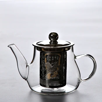 TANGPIN karščiui atsparaus stiklo arbatinukas su arbata infuser puodą stiklinę arbatos rinkinys