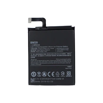 Už Xiao Mi Originalios Telefonų Baterijos BM39 Už Xiaomi Mi 6 Mi6 3250mAh Didelės Talpos Bateriją Nemokamus Įrankius, Retail Pakuotė