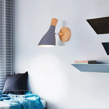 Šiaurės kūrybos macarons trimitas sienos lempos kambarį miegamojo lovos studijų sienų apdailai sconce lempos