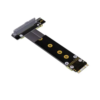 Kabelio ilgintuvas U2 sąsaja SFF-8639 ( U. 2 ) M. 2 NVMe už NGFF Klavišą klavišą M-M M2 Adapteris Riser Card Juostelės 30cm Dėl U. 2 SSD