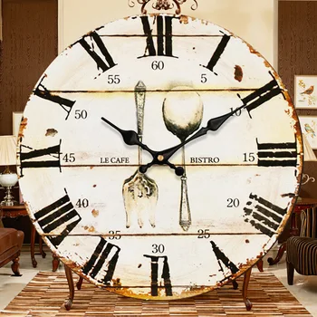 Retro Sieniniai Laikrodžiai Namų Dekoro Gyvenimo Kambario Sienos Laikrodžiai, Namų Dekoro Silent Miegamojo, Virtuvės Laikrodis 