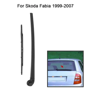 Kkmoon Automobilio Galinio stiklo priekinio, galinio Stiklo Valytuvo & Blade Visiškai Pakeisti Nustatytus Skoda Fabia 1999-2007 automobilių stilius