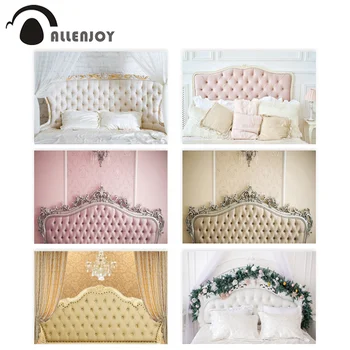 Allenjoy fotografijos fone boudoir rožinė kuoduotoji pagalvėlė fone Baby Shower Vestuvių, Gimtadienio, photocall studija šaudyti prop