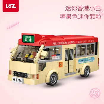 2019 naujas atvykti LOZ mažų dalelių rašybą, įterpti mini blokai Honkongas miesto modelį, mini stiliaus automobilių vaikams dovanos