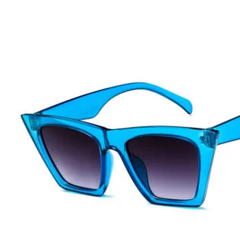 2020 naujas prekės ženklas Aikštė akiniai nuo saulės akiniai Asmeninį katės akis Spalvingi akiniai nuo saulės tendencija universalus akiniai nuo saulės uv400 d110