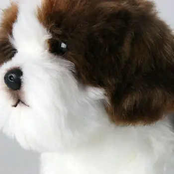 Pliušinis Modeliavimas šuns iškamša žaislai super Realus Papillon šuo lėlės Pekingese žaislai vaikams prabangių namų dekoro