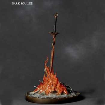 Karšto Pardavimo Klasikinis Anime Žaidimas Dark Souls III atsparumo ugniai Dega Šviesos iki 21CM Statula Pav Modelis Žaislą Dovanų
