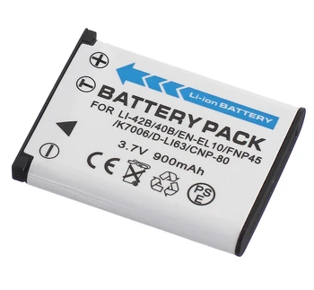 Įkraunama Ličio-jonų Baterija (2-Pack) + Kroviklis Skirtas Fujifilm NP-45, NP-45A, NP45A, NP-45B, NP45B, NP-45A/B, NP-45S, NP45S