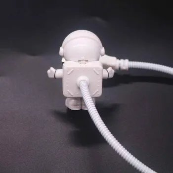 USB Astronautas LED Naktinis Apšvietimas Astros USB Naktį Žibintai Kūrybos USB Knygos Žibintai Kompiuterio Stalo Lempas