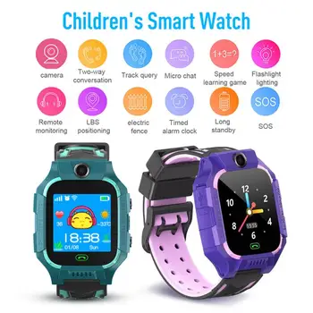 Su Camera Anti-Lost Kids, Smart Watch Gyvenimo Vandeniui Padėties nustatymo Tracker S0S SIM Skambučių Smart Watchs Paramos Dropshipping